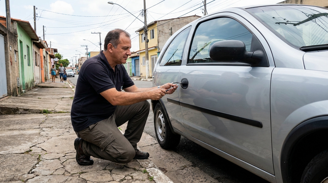 Abertura de carro sem danos por chaveiro em Feira de Santana‑BA